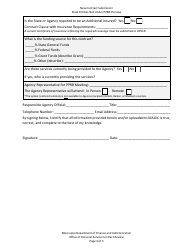 New Contract Submission - State Entities Not Under Purview of Pprb - Mississippi, Page 4