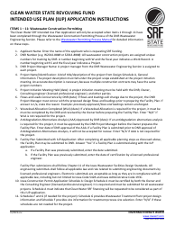 DNR Form 542-1320 Clean Water State Revolving Fund Intended Use Plan (Iup) Application - Iowa, Page 3