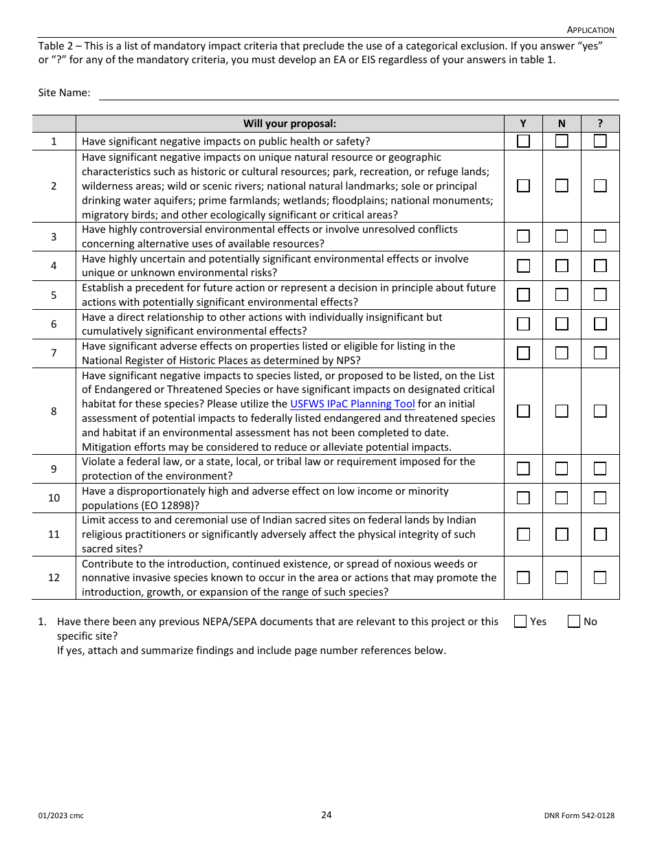 DNR Form 542-0128 Land and Water Conservation Fund Grant Application - Iowa, Page 24