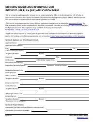 DNR Form 542-0617 Drinking Water State Revolving Fund Intended Use Plan (Iup) Application Form - Iowa, Page 3