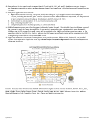 DNR Form 542-0415 Community Forestry Grant Program Application - Iowa, Page 2