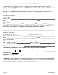 DNR Form 542-0415 Community Forestry Grant Program Application - Iowa, Page 5
