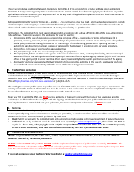DNR Form 542-1415 Notice of Intent for Coverage Under Npdes Storm Water General Permit - Iowa, Page 2