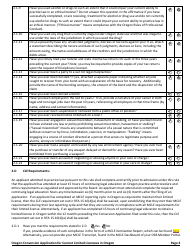 Application to Convert a Limited License to a Regular Oregon State Bar Membership (&quot;conversion Application&quot;) - Oregon, Page 4