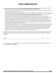 Application to Convert a Limited License to a Regular Oregon State Bar Membership (&quot;conversion Application&quot;) - Oregon, Page 6