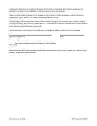 Loan Repayment Assistance Program (Lrap) Application - Oregon, Page 6