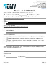 Document preview: Form DLD-23 Request for Re-examination - Nevada