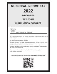 Individual Tax Form Instruction Booklet - City of Cleveland, Ohio, 2022