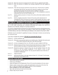 Individual Tax Form Instruction Booklet - City of Cleveland, Ohio, Page 10
