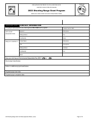 Shooting Range Grant Program Application - Oregon, Page 5