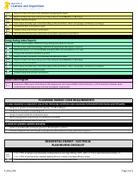 Form P_024_CHK Residential Energy - Architectural Plan Review Checklist - City of Philadelphia, Pennsylvania, Page 2
