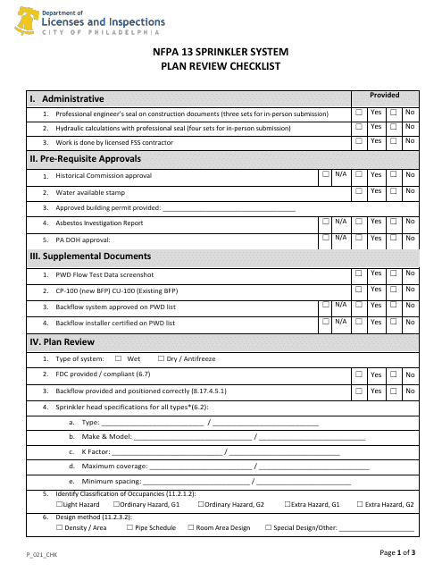 Form P_021_CHK  Printable Pdf