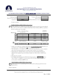 Document preview: Authorization Form for Ripta Wave Pass Payroll Deduction - Rhode Island