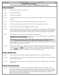 NOAA Form 56-42 Application for Appointment in the Noaa Commissioned Officer, Page 8