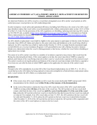 American Fisheries Act (Afa) Permit: Rebuilt, Replacement, or Removed Vessel, Page 4