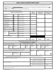 NOAA Form 42-28 Application for Transit Benefits, Page 2