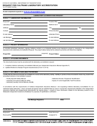 Form TL-0118 Request for Caltrans Laboratory Accreditation - California, Page 2