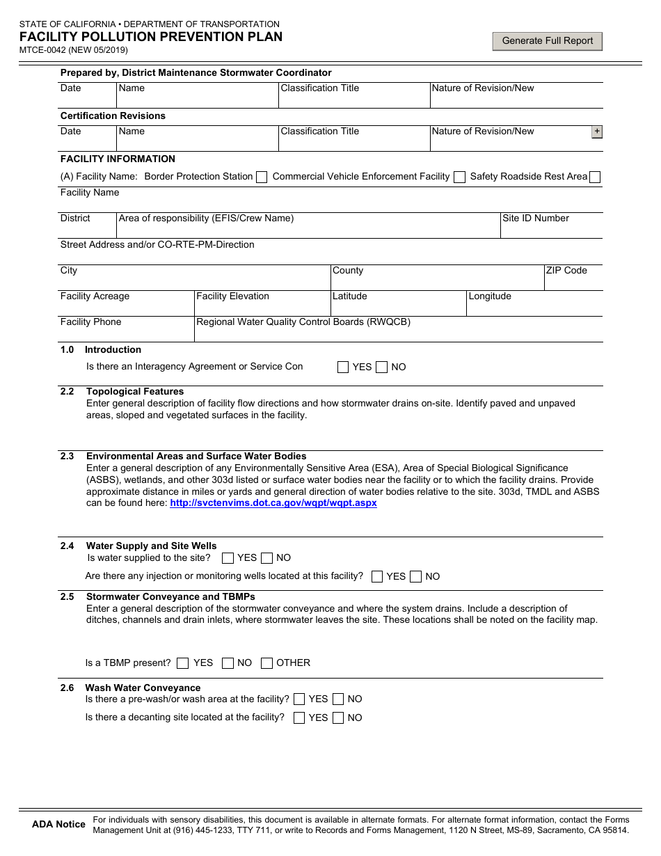 Form MTCE-0042 - Fill Out, Sign Online and Download Fillable PDF ...