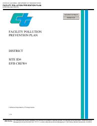 Form MTCE-0042 Facility Pollution Prevention Plan - California, Page 9