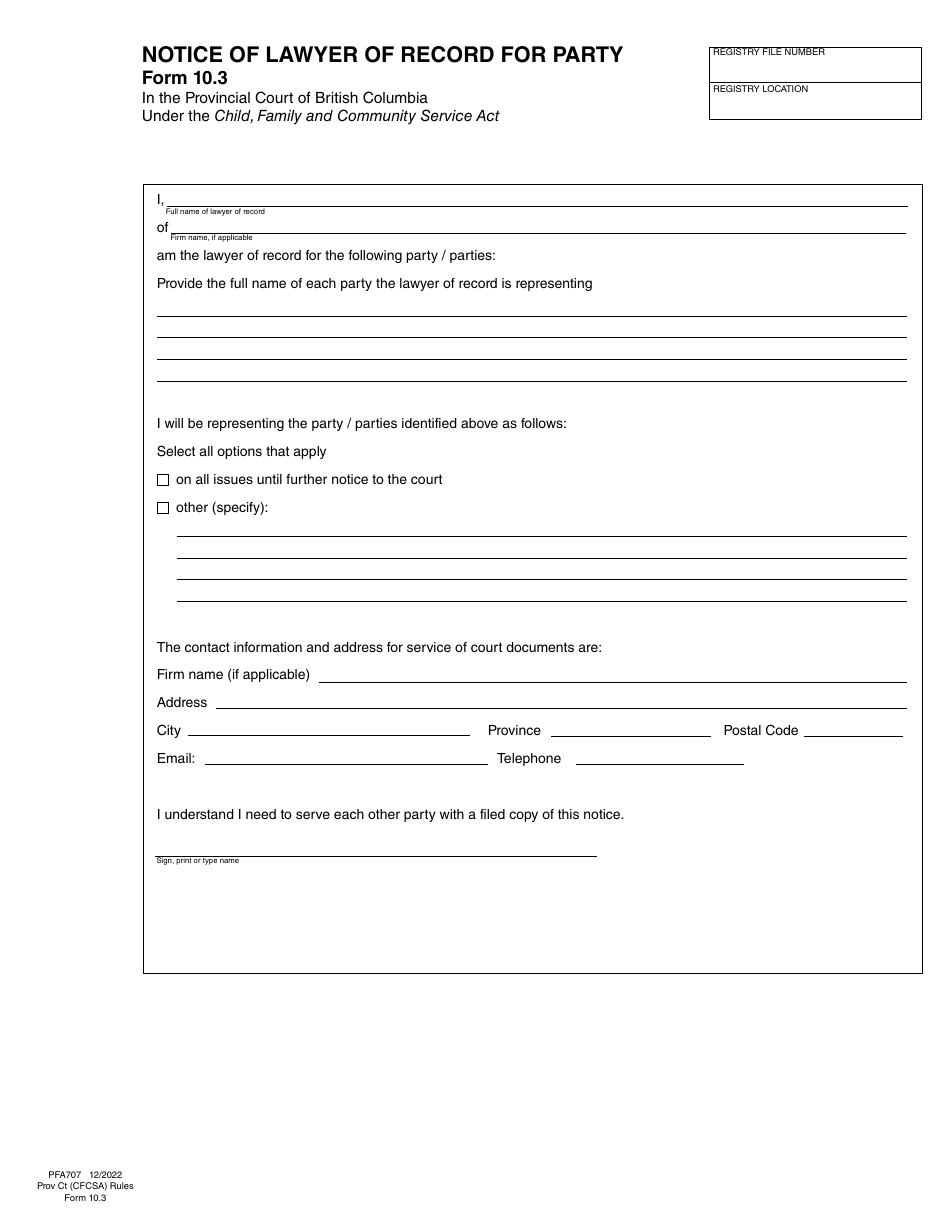 CFCSA Form 10 3 (PFA707) Fill Out Sign Online and Download Fillable CFCSA Form 10 3 (PFA707) Fill Out Sign Online and Download Fillable
