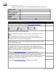 Ams Cpp Vendor Qualification Requirements Checklist