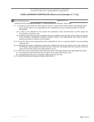 Form F3 Notice of Family Claim - British Columbia, Canada, Page 10