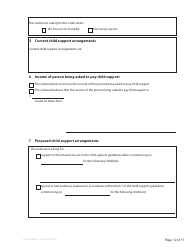 Form F3 Notice of Family Claim - British Columbia, Canada, Page 12