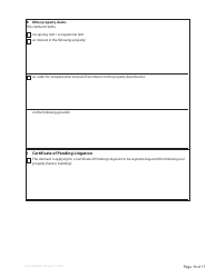 Form F3 Notice of Family Claim - British Columbia, Canada, Page 16