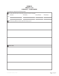 Form F3 Notice of Family Claim - British Columbia, Canada, Page 17