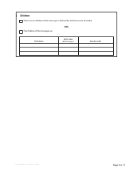 Form F3 Notice of Family Claim - British Columbia, Canada, Page 8