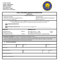 Legal Document Assistant Registration (Individual) - Kern County, California, Page 4