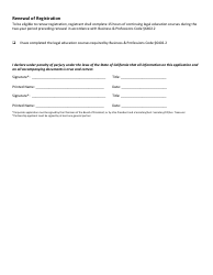 Legal Document Assistant Registration (Corporate or Partnership) - Kern County, California, Page 7