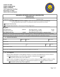 Unlawful Detainer Assistant Registration (Individual) - Kern County, California, Page 4