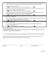 Unlawful Detainer Assistant Registration (Individual) - Kern County, California, Page 5