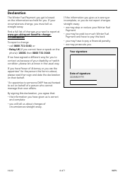 Form WFP1 Winter Fuel Payment Application Form - United Kingdom, Page 6