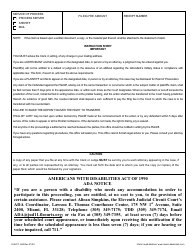 Form CLK/CT.826 Statement of Claim (Return of Security Deposit) - Miami-Dade County, Florida, Page 2
