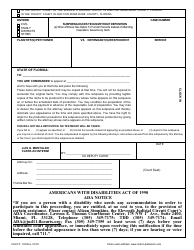 Form CLK/CT.139 Subpoena Duces Tecum Without Deposition - (A) When Witness Has Option to Furnish Records Instead of Attending Deposition; Issuance by Clerk - Miami-Dade County, Florida
