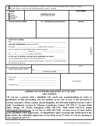 Document preview: Form CLK/CT.033 Subpoena for Trial - (A) for Issuance by Clerk - Miami-Dade County, Florida