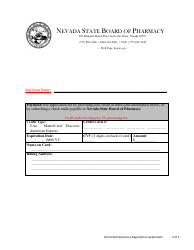Controlled Substance Application - Nevada, Page 5