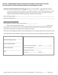 Reimbursement Request Form for Non-preapproved Suspected Release Confirmation - Underground Storage Tank (Ust) Tank Site Improvement Program (Tsip) - Arizona, Page 5