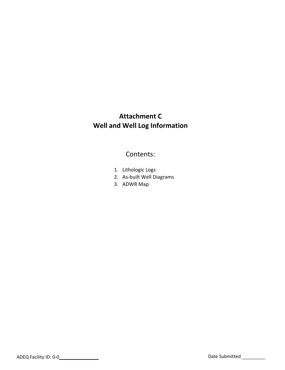 Form UST Site Characterization / Other Informational Report - Arizona, Page 10