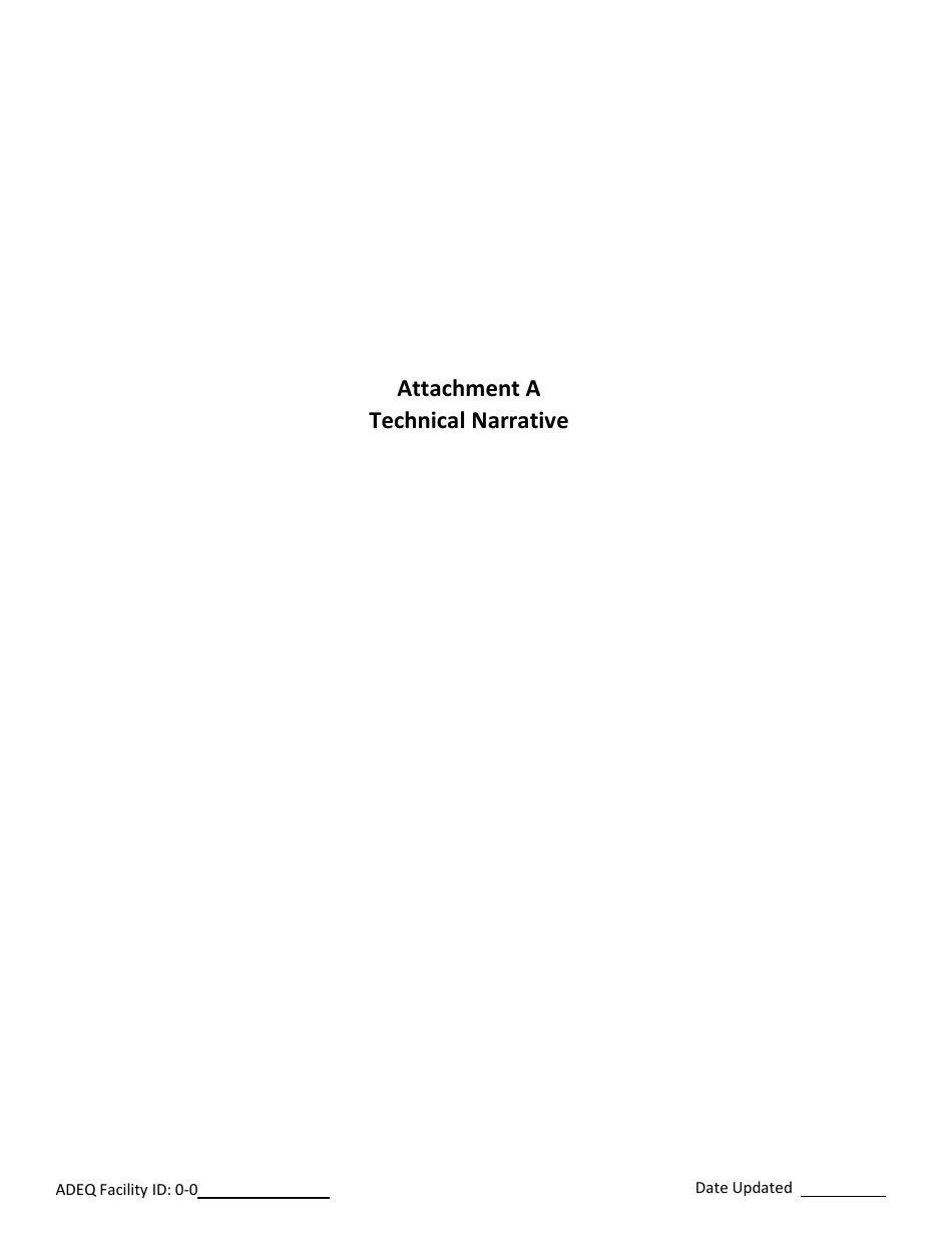 Form UST Site Characterization / Other Informational Report - Arizona, Page 7