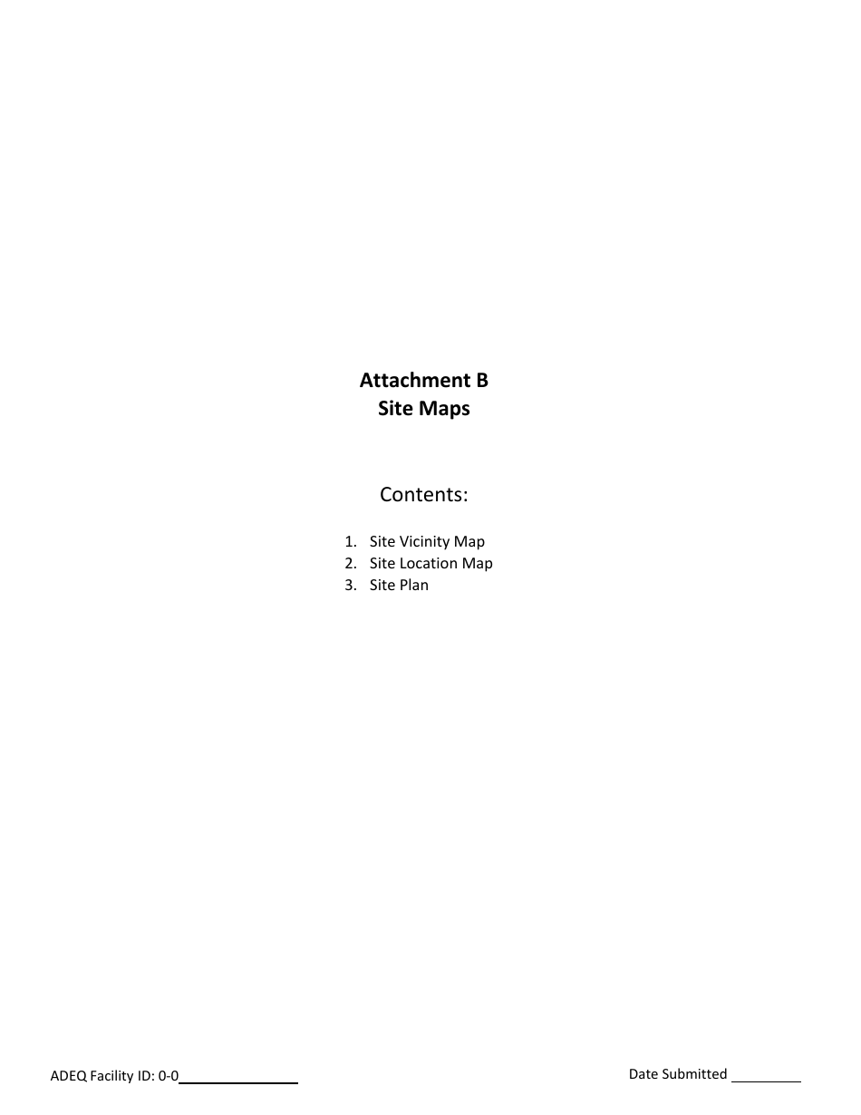 Form UST Site Characterization / Other Informational Report - Arizona, Page 9