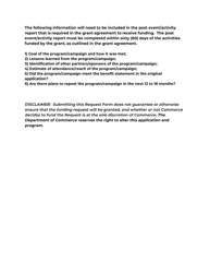 Maryland Alcohol Manufacturing Promotion Fund Application - Maryland, Page 5