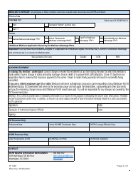 Form SF1269 Other Post-employment Benefits (Opeb): Application - Washington, D.C., Page 2