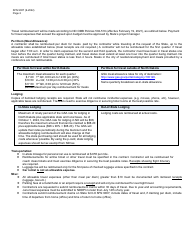 Form SFN9007 Expense Claim for Nondepartment Employees - North Dakota, Page 2