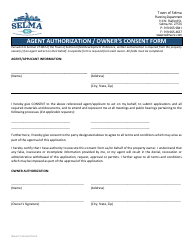 Zoning Permit Application - Commercial Use Change/Upfit/Tenant - Town of Selma, North Carolina, Page 4