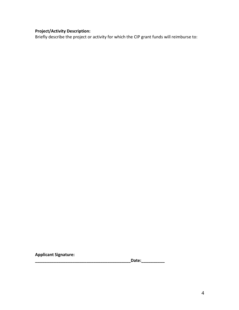 Basic Grant Application - Court Improvement Program - South Dakota, Page 4