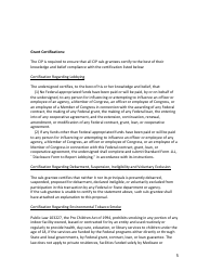 Basic Grant Application - Court Improvement Program - South Dakota, Page 5