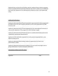 Basic Grant Application - Court Improvement Program - South Dakota, Page 6